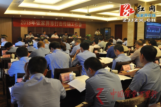 張家界市召開2013年全市打擊傳銷工作會