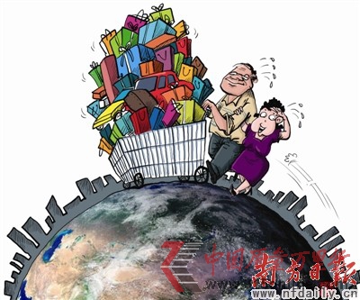 點(diǎn)圖查看下一頁 國(guó)人出境瘋狂購(gòu)物“暴發(fā)戶”形象難改(圖)