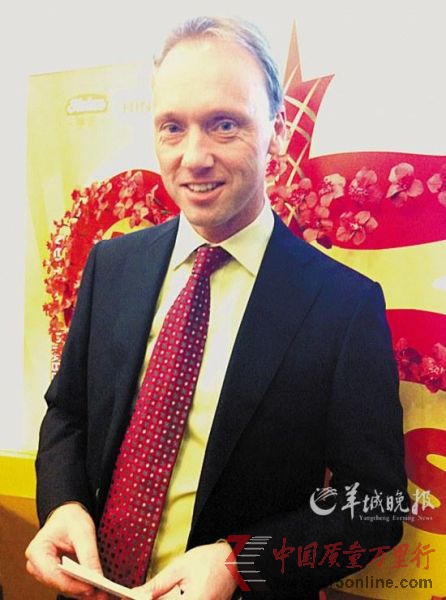 亨氏大中華區(qū)總裁司馬瀚。轉(zhuǎn)自羊城晚報(bào)